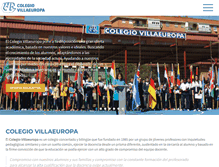 Tablet Screenshot of colegio-villaeuropa.com